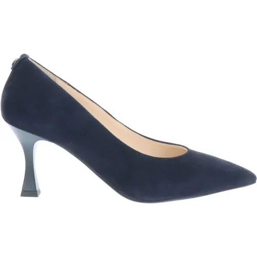 Leather Womens Heeled Shoes , female, Sizes: 4 UK, 5 UK - Nerogiardini - Modalova