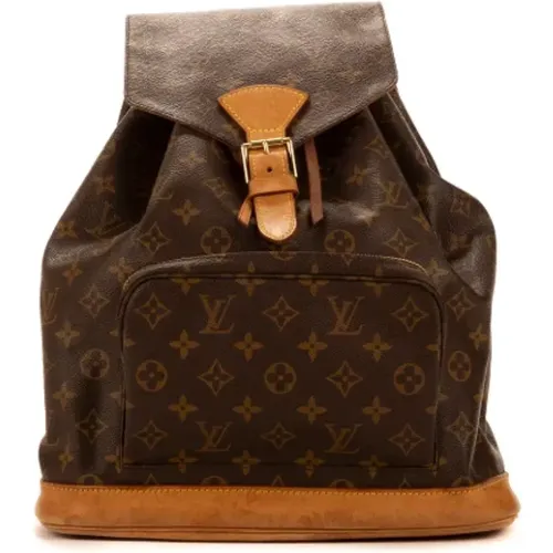 Pre-owned Canvas backpacks , female, Sizes: ONE SIZE - Louis Vuitton Vintage - Modalova