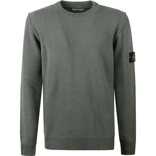 Stylischer Strickpullover für Männer , Herren, Größe: M - Stone Island - Modalova