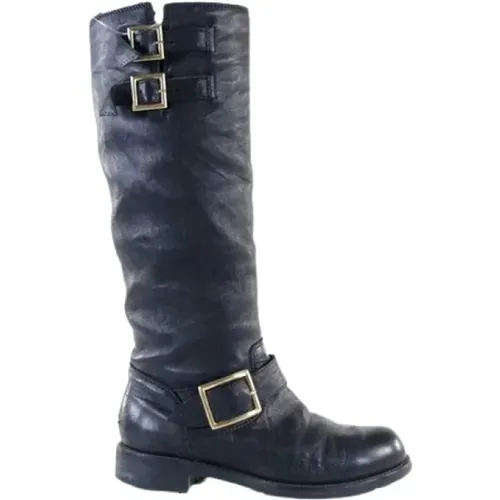 Pre-ownedLeatherboots , female, Sizes: 2 UK - Jimmy Choo Pre-owned - Modalova