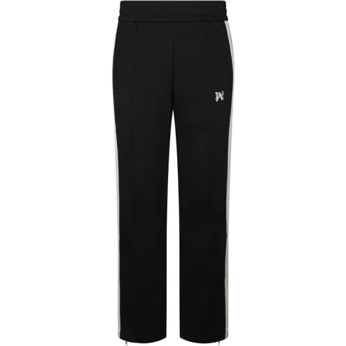 Track Pants with White Side Bands , male, Sizes: L - Palm Angels - Modalova