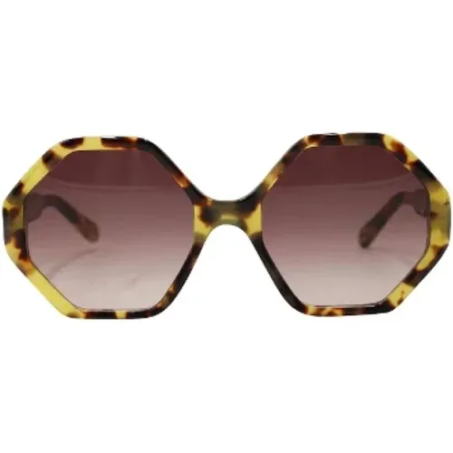 Pre-owned Acetate sunglasses , female, Sizes: ONE SIZE - Chloé Pre-owned - Modalova