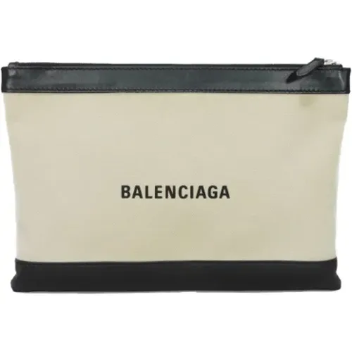 Pre-owned Canvas clutches , Damen, Größe: ONE Size - Balenciaga Vintage - Modalova