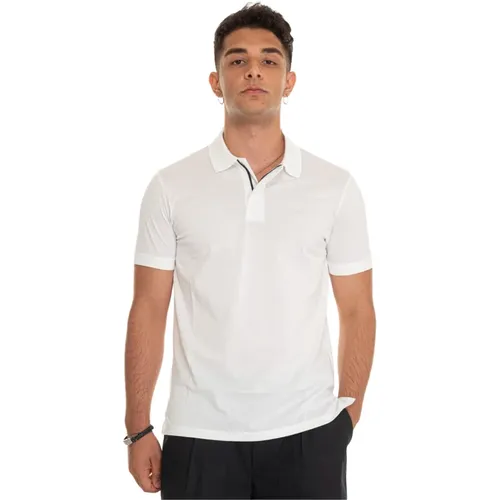 Short Sleeve Polo Shirt with Half Zip , male, Sizes: 2XL, 3XL, XL, S - Emporio Armani - Modalova