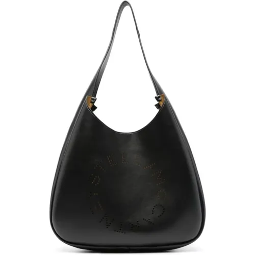 Cut-Out Logo Shoulder Bag , female, Sizes: ONE SIZE - Stella Mccartney - Modalova