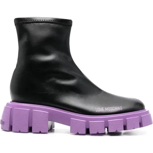 Ankle Boots for Women , female, Sizes: 4 UK - Love Moschino - Modalova