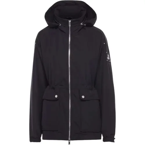Jacket with Concealed Hood , female, Sizes: S, M - Moose Knuckles - Modalova