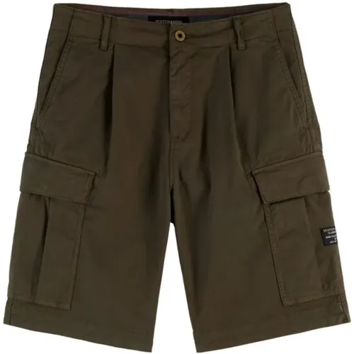 Cargo Shorts for Men , male, Sizes: W31 - Scotch & Soda - Modalova