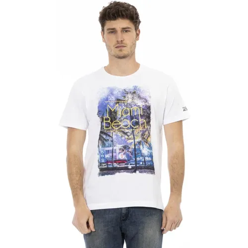 Casual T-Shirt mit Rundhalsausschnitt - Trussardi - Modalova