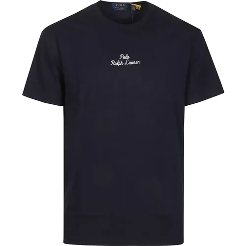 Lässiges Baumwoll T-Shirt , Herren, Größe: M - Ralph Lauren - Modalova