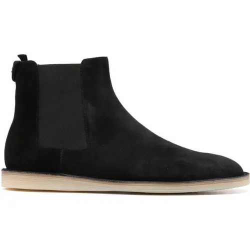 Suede Chelsea Boots , male, Sizes: 11 UK, 8 1/2 UK, 8 UK, 10 UK, 9 UK, 7 UK - Dolce & Gabbana - Modalova