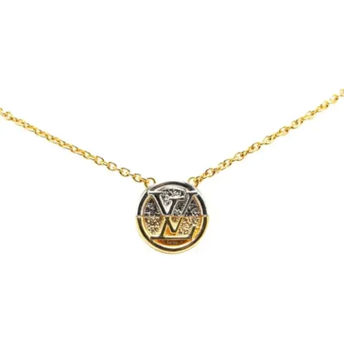 Pre-owned Metal necklaces , female, Sizes: ONE SIZE - Louis Vuitton Vintage - Modalova