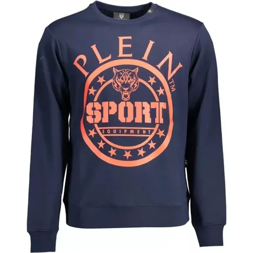 Long-sleeved Sporty Sweatshirt , male, Sizes: M, S, XL, L, 2XL - Plein Sport - Modalova