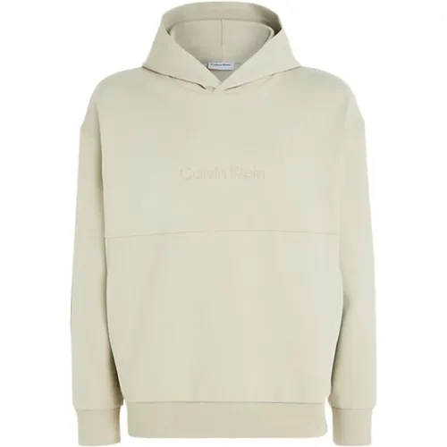 Hooded Sweater with Organic Cotton , male, Sizes: S, M, L - Calvin Klein - Modalova