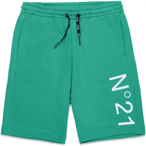 Fleece-Shorts mit Logo N21 - N21 - Modalova