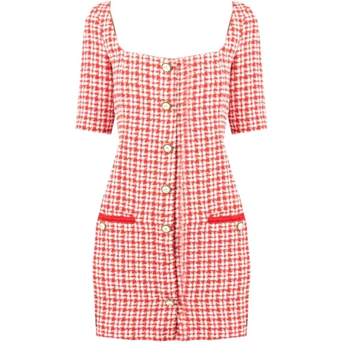 Elegantes Tweed Mini Kleid PINKO - pinko - Modalova