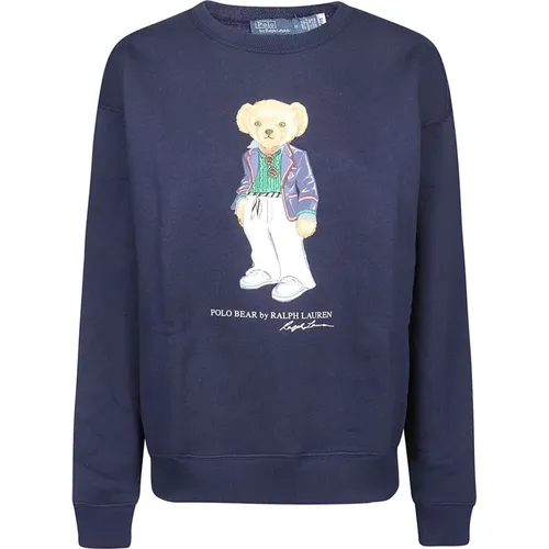 Bear Print Sweatshirt , female, Sizes: XS, S - Ralph Lauren - Modalova