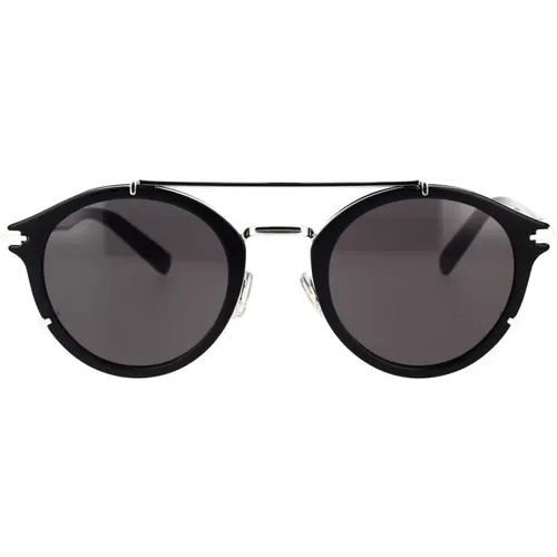 Elegant Pantos Shape Sunglasses with Frame and Grey Lenses , unisex, Sizes: 50 MM - Dior - Modalova