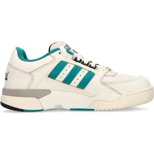 Torsion Tennis Low Sneaker Grün/Weiß , Herren, Größe: 40 EU - Adidas - Modalova