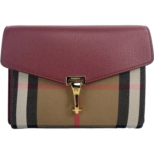 Crimson House Check Crossbody Bag , female, Sizes: ONE SIZE - Burberry - Modalova