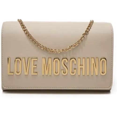 Ivory Bags for Fashion Lovers , female, Sizes: ONE SIZE - Love Moschino - Modalova