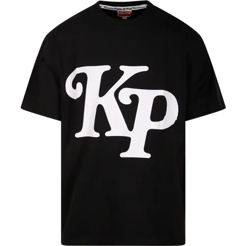 Schwarzes Verdy Oversize T-Shirt , Herren, Größe: XL - Kenzo - Modalova