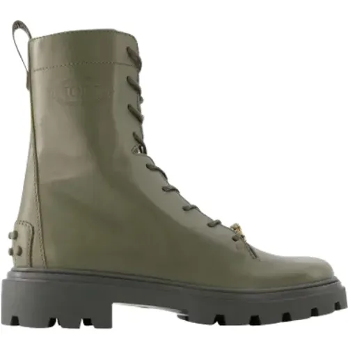 Leder boots Tod's - TOD'S - Modalova