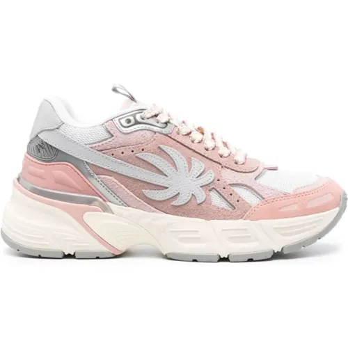 Womens Shoes Sneakers Pink Ss24 , female, Sizes: 3 UK - Palm Angels - Modalova