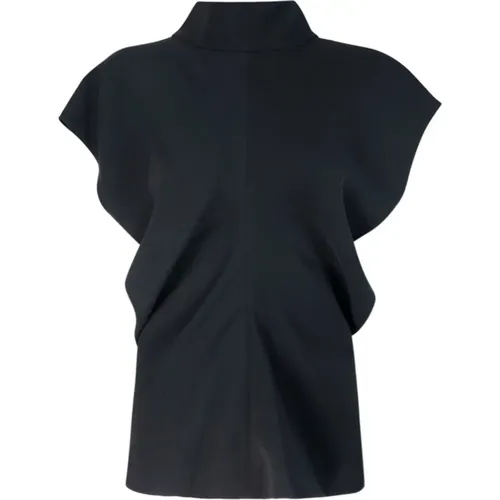 High Neck Blouse with Bow , female, Sizes: M, S - P.a.r.o.s.h. - Modalova