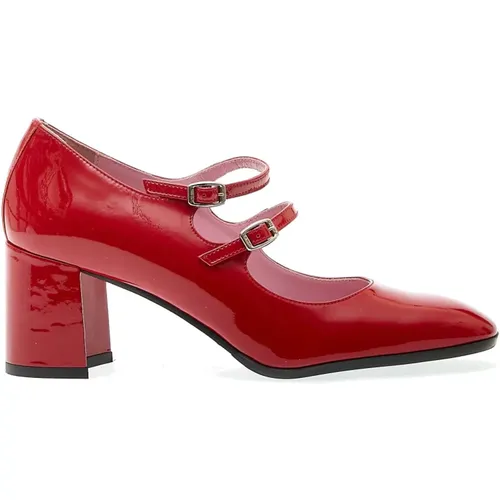 Patent Double Strap Heels , female, Sizes: 5 UK - Carel - Modalova