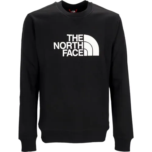 Schwarz/Weiß Drew Peak Crewneck Sweatshirt , Herren, Größe: XL - The North Face - Modalova