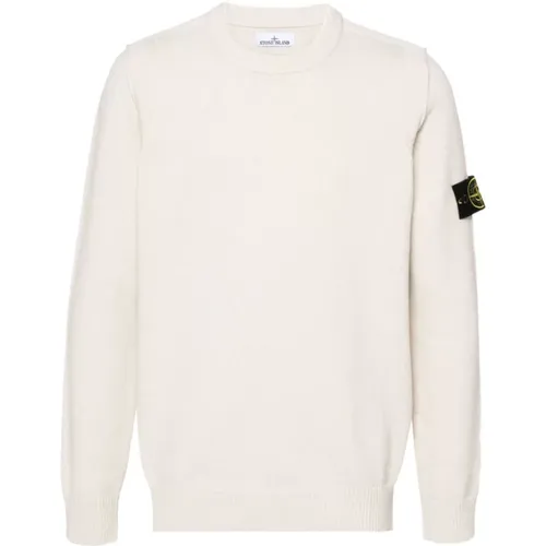 Crew-neck Lambswool Sweater , male, Sizes: XL - Stone Island - Modalova