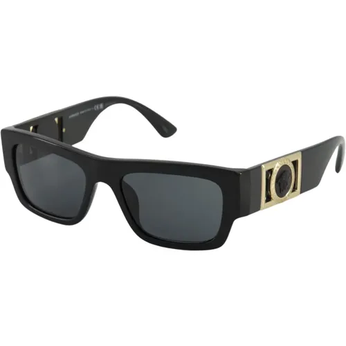 Slim Sunglasses , unisex, Sizes: 53 MM - Versace - Modalova