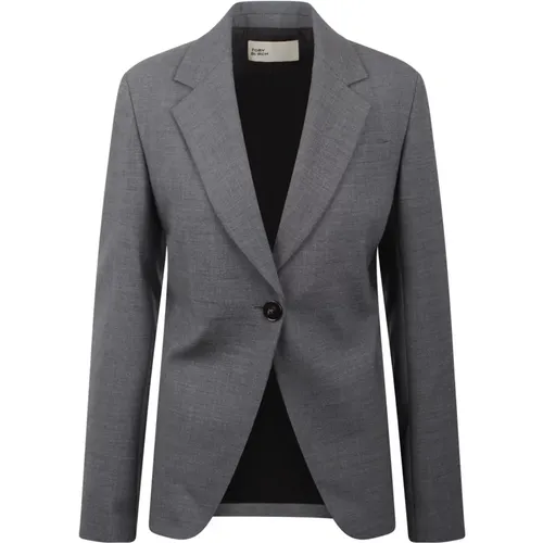 Stretch Flannel Blazer , female, Sizes: S, M - TORY BURCH - Modalova