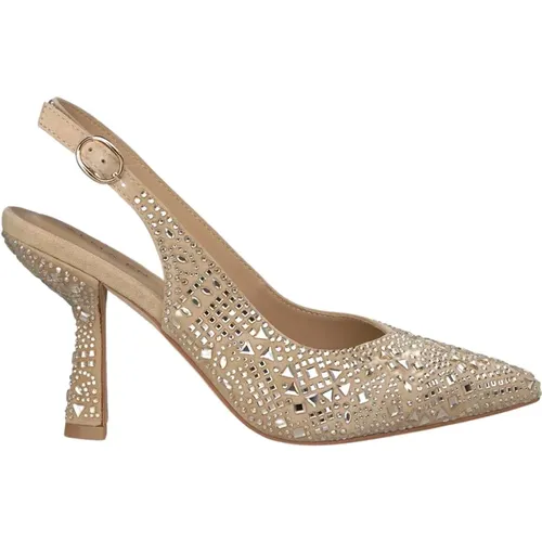 Sparkling Heeled Shoes , female, Sizes: 5 UK, 6 UK, 7 UK, 8 UK, 4 UK, 3 UK, 2 UK - Alma en Pena - Modalova