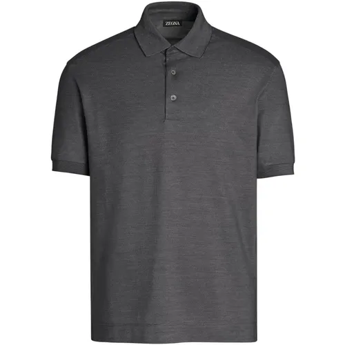Cotton polo shirt , male, Sizes: 4XL, XL - Ermenegildo Zegna - Modalova