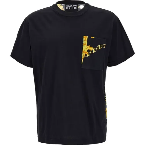 T-Shirts und Polos , Herren, Größe: M - Versace Jeans Couture - Modalova