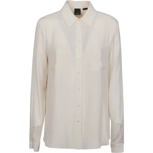 Rosa Fumo Bianco Nora Shirt , female, Sizes: M, 2XS, XL - pinko - Modalova