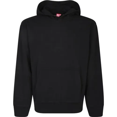 Schwarzer Sweatshirt Urbaner Stil Aw24 , Herren, Größe: M - Diesel - Modalova