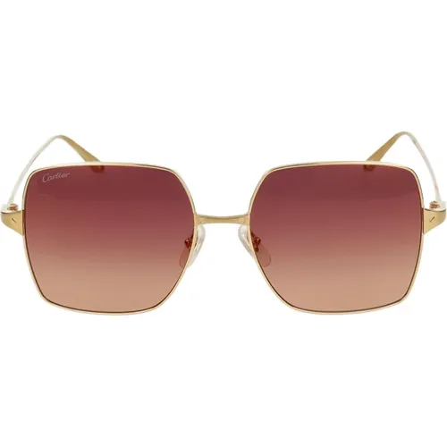 Sunglasses , female, Sizes: 57 MM - Cartier - Modalova