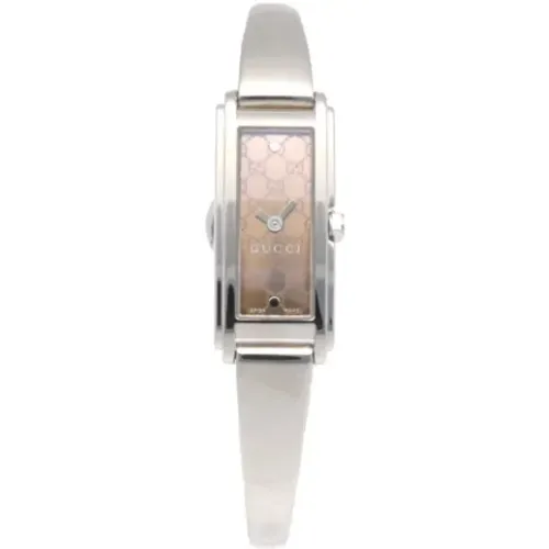 Pre-owned Stainless Steel watches , female, Sizes: ONE SIZE - Gucci Vintage - Modalova