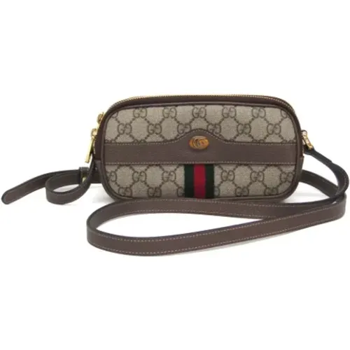 Pre-owned Leather crossbody-bags , female, Sizes: ONE SIZE - Gucci Vintage - Modalova