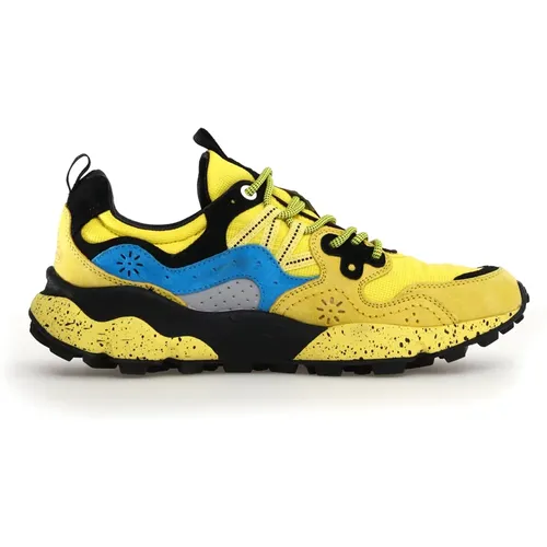 Sporty Sneaker with Ripstop Fabric , male, Sizes: 6 UK, 11 UK, 8 UK - Flower Mountain - Modalova