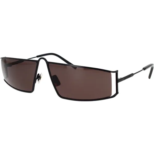 Iconic Womens Sunglasses SL 606 001 , male, Sizes: 66 MM - Saint Laurent - Modalova