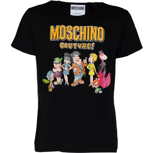 The Flinstones Multicolor Print T-Shirt - Moschino - Modalova