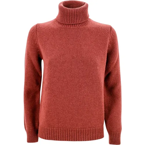 Cashmere Turtleneck Jumper with Long Sleeves , female, Sizes: S, M, L - Kangra - Modalova