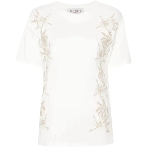 T-Shirts , Damen, Größe: XS - Ermanno Scervino - Modalova