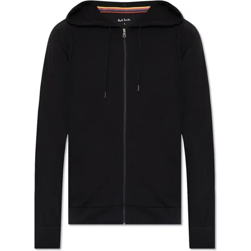 Hoodie with logo patch , Herren, Größe: XL - Paul Smith - Modalova