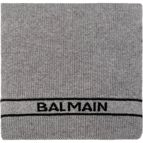Schal mit Logo Balmain - Balmain - Modalova
