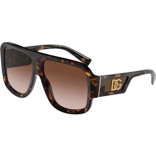 Havana/ Shaded Sunglasses,DG 4401 Sunglasses - Dolce & Gabbana - Modalova